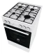 Плита газовая Gorenje GG5A12WH белая 4 конфорки, духовка 70 л, без крышки