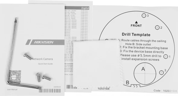 Камера видеонаблюдения IP Hikvision DS-2CD2543G2-IWS(2.8mm) Wi-Fi 2.8-2.8мм цв. корп.:белый
