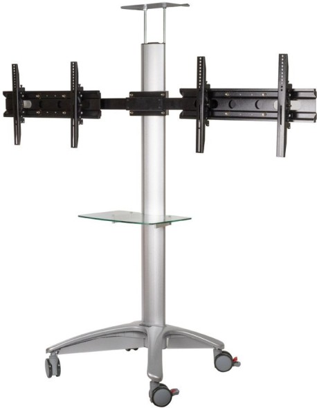 Подставка для телевизора Arm Media PT-STAND-15 серебристый 26&amp;quot;-55&amp;quot; макс.120кг напольный наклон