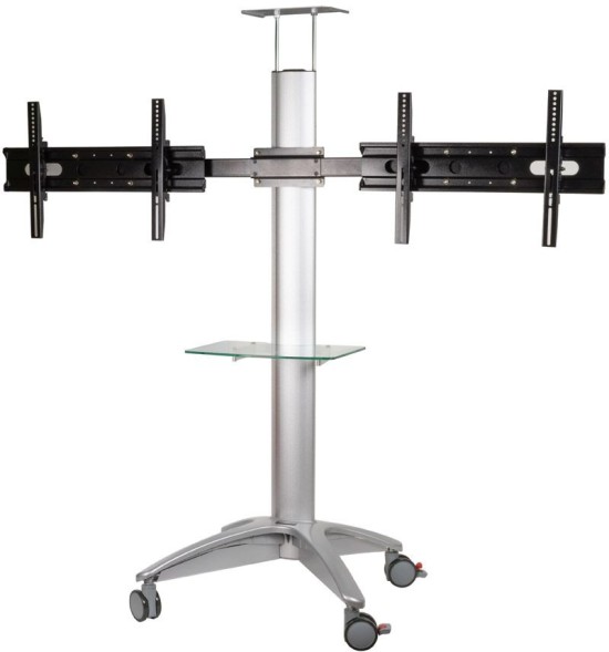 Подставка для телевизора Arm Media PT-STAND-15 серебристый 26&amp;quot;-55&amp;quot; макс.120кг напольный наклон