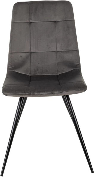 Стул для дома Бюрократ CH-K1_4 комплект 4шт т.серый Holland 18 металл черный на ножках (CH-K1_1/HL18_4)