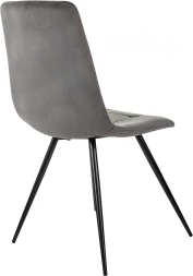 Стул для дома Бюрократ CH-K1_4 комплект 4шт т.серый Holland 18 металл черный на ножках (CH-K1_1/HL18_4)