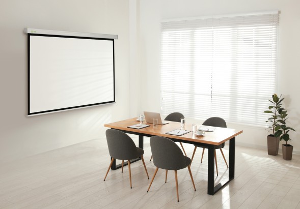 Экран Cactus 180x180см Wallscreen CS-PSW-180x180 1:1 настенно-потолочный рулонный белый