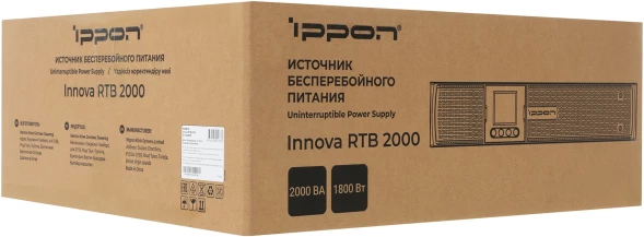 Источник бесперебойного питания Ippon Innova RTB 2000 1800Вт 2000ВА черный