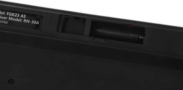 Клавиатура + мышь A4Tech Fstyler FG2400 Air2 клав:черный мышь:черный USB беспроводная slim (FG2400 AIR2 BLACK)