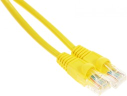 Патч-корд cat5E molded 5м желтый RJ-45 (m)-RJ-45 (m)