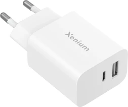 Сетевое зар./устр. Xenium X302 30W 3A+2A USB/USB Type-C универсальное белый (CCX3020W/00)