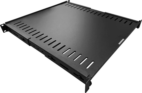 Полка выдвижная Lanmaster TWT-RACK2-S4-ADJ/45 1U нагр.:45кг. 19&amp;quot; черный