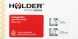 Кронштейн для СВЧ Holder MWS-2005 белый макс.40кг настенный фиксированный