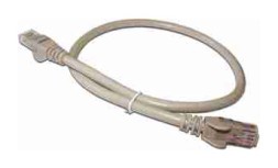 Патч-корд Lanmaster LAN6-45-45-0.5-GY UTP RJ-45 вил.-вилка RJ-45 кат.6 0.5м серый ПВХ