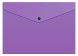 Конверт на кнопке Бюрократ -PK803TVIO A4 гориз. пластик 0.15мм фиолетовый