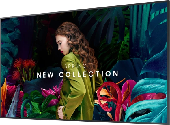 Панель Samsung 75&amp;quot; QB75C черный VA LED 8ms 16:9 HDMI M/M матовая 350cd 178гр/178гр 3840x1920 4K USB 38.3кг