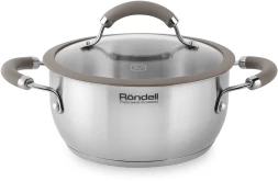 Кастрюля Rondell Balance RDS-753 2л. d=18см (с крышкой) стальной