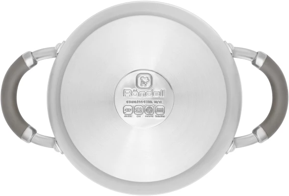 Кастрюля Rondell Balance RDS-753 2л. d=18см (с крышкой) стальной