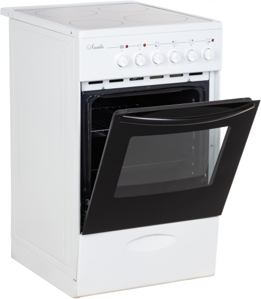 Плита Электрическая Лысьва EF4002MK00 белый стеклокерамика (без крышки)