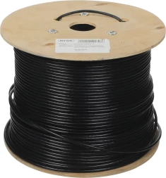 Кабель информационный NTSS NTSS-OUT-FTP4-5Е-PE-BL кат.5E FTP 4 пары 24AWG PE внешний 305м черный