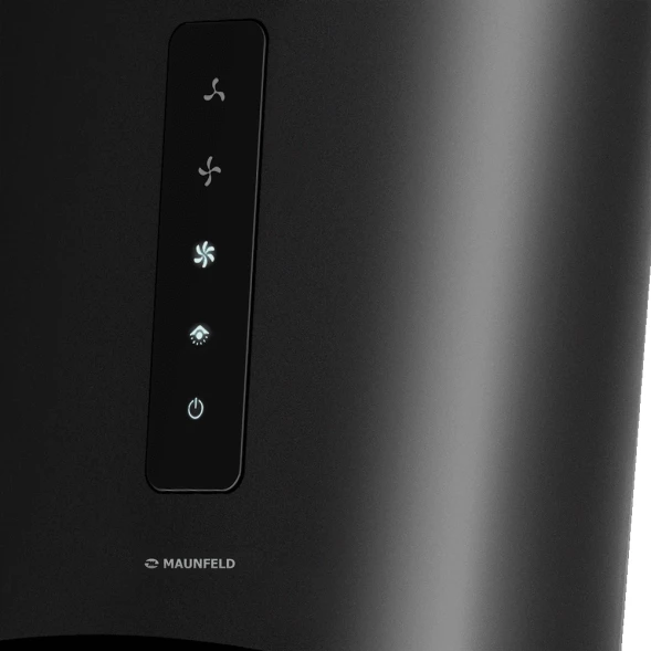 Вытяжка каминная Maunfeld Vega 39 Wall Sensor LED черный управление: сенсорное (1 мотор)