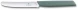 Нож кухонный Victorinox Swiss Modern (6.9006.11W43) стальной столовый для томатов лезв.110мм серрейт. заточка шалфеевый