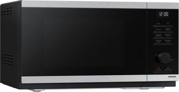 Микроволновая Печь Samsung MG23DG4524ATBW 23л. 800Вт нержавеющая сталь/черный