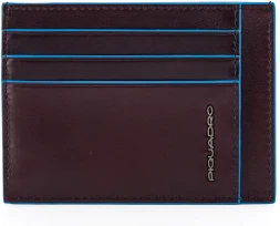 Чехол для кредитных карт Piquadro Blue Square PP2762B2R/MO коричневый натур.кожа