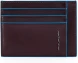 Чехол для кредитных карт Piquadro Blue Square PP2762B2R/MO коричневый натур.кожа