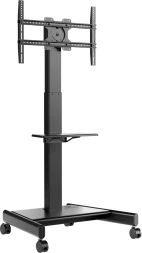 Стойка для телевизора Onkron TS1552E-B черный 43"-75" макс.65кг напольный мобильный (моторизованный лифт)