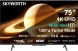Телевизор LED Skyworth 75&amp;quot; 75X66H Nexo Mini-LED черный/серый 4K Ultra HD 120Hz MEMC DVB-T DVB-T2 DVB-C DVB-S DVB-S2 USB WiFi Smart TV