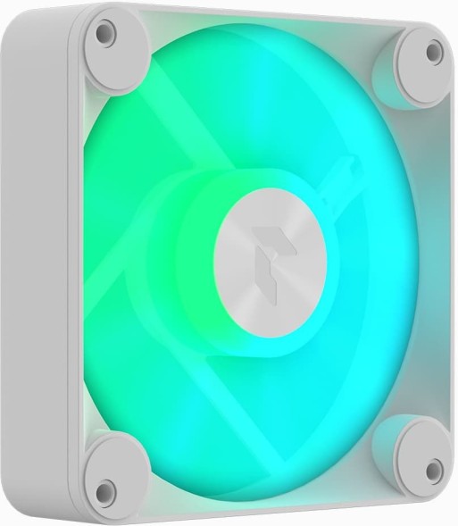 Вентилятор Aerocool APNX FP1-120 PWM ARGB 120x120mm белый 4-pin 15-33dB 160gr Ret
