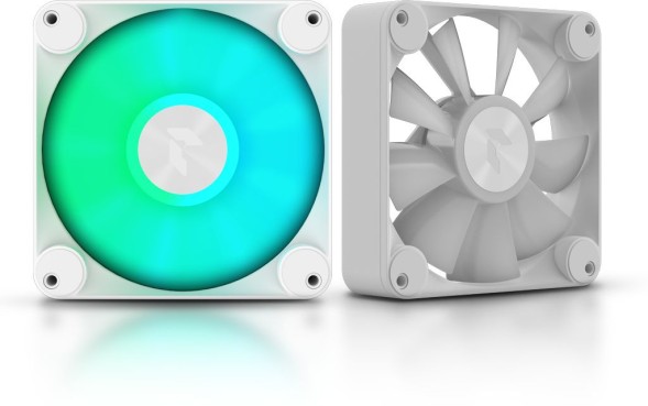 Вентилятор Aerocool APNX FP1-120 PWM ARGB 120x120mm белый 4-pin 15-33dB 160gr Ret