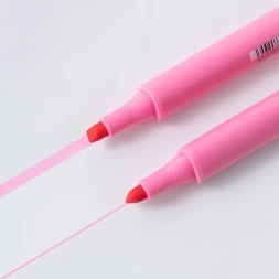 Текстовыделитель Deli EU12S-PK скошенный пиш. наконечник 1-5мм розовый коробка картонная