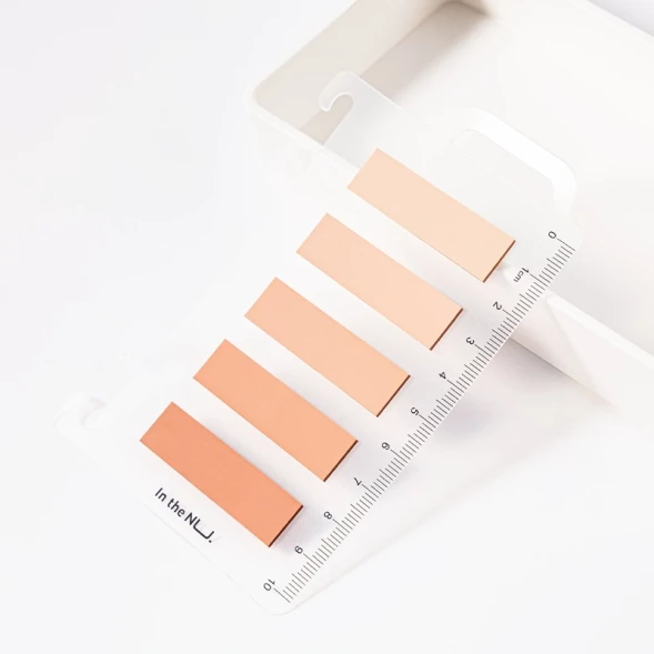 Закладки самокл. пластиковые Deli ENS356-PK 12x44мм 5цв.в упак. 20лист розовый на линейке (упак.:5шт)