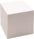 Блок для записей бумажный Silwerhof Eco Эконом 90x90x90мм 60г/м2 70% белый