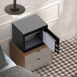 Сейф мебельный Deli ET586 огнестойкий 300x380x300мм электронный/ключевой