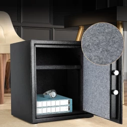 Сейф мебельный Deli ET586 огнестойкий 300x380x300мм электронный/ключевой