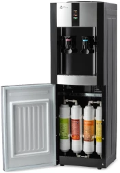 Пурифайер AEL H1s-LD напольный электронный черный/серебристый