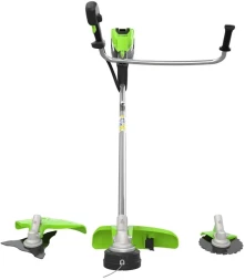 Триммер электрический Greenworks TB201H аккум. 2000Вт неразбор.штан. реж.эл.:леска/нож/диск
