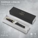 Ручка перьев. Parker Urban Core F309 (CW1931593) Muted Black GT F сталь нержавеющая подар.кор.
