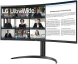 Монитор LG 34&amp;quot; UltraWide 34WR55QK-B черный VA LED 5ms 21:9 HDMI матовая HAS 300cd 178гр/178гр 3440x1440 100Hz DP Ultra WQHD USB 6.9кг