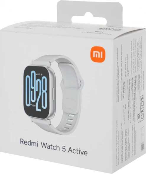 Смарт-часы Xiaomi Redmi Watch 5 Active 2&amp;quot; LCD корп.серебристый рем.серебристый разм.брасл.:135-205мм (BHR8790GL)