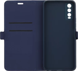 Чехол (флип-кейс) DF для Vivo Y20 vFlip-10 синий (DF VFLIP-10 (BLUE))