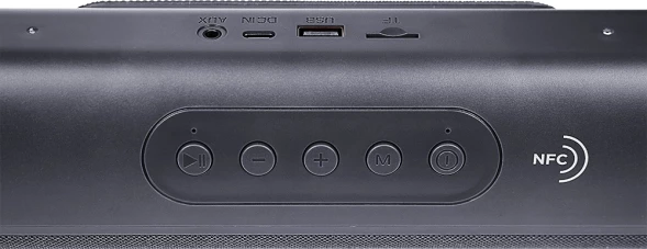 Колонка порт. Ural ТТ М100+ серый 6W 1.1 BT/3.5Jack/USB-C 10м 1200mAh (УРАЛ ТТ М100+ СЕРЫЙ)