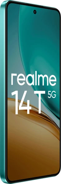 Смартфон Realme RMX5078 14T 5G 256Gb 12Gb зеленый моноблок 3G 4G 2Sim 6.67&amp;quot; 1080x2400 Android 15 50Mpix 802.11 a/b/g/n/ac NFC GPS GSM900/1800 GSM1900 Protect