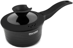 Ковш Rondell Walzer RDA-764 1.3л. d=16см (с крышкой) черный