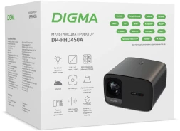 Проектор Digma DP-FHD450A LCD 8000Lm LS 600Lm ANSI (1920x1080) 3000:1 ресурс лампы:50000часов 2xUSB typeA 2xHDMI 3.2кг