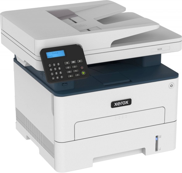 МФУ лазерный Xerox WorkCentre B225DNI (B225V_DNI) A4 Duplex Net WiFi белый/синий