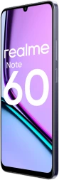 Смартфон Realme RMX3933 Note 60 128Gb 6Gb черный моноблок 3G 4G 2Sim 6.74&amp;quot; 720x1600 Android 14 32Mpix 802.11 a/b/g/n/ac GPS GSM900/1800 GSM1900 A-GPS microSD max2048Gb