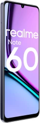 Смартфон Realme RMX3933 Note 60 128Gb 6Gb черный моноблок 3G 4G 2Sim 6.74&amp;quot; 720x1600 Android 14 32Mpix 802.11 a/b/g/n/ac GPS GSM900/1800 GSM1900 A-GPS microSD max2048Gb