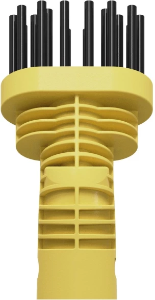 Пароочиститель напольный Polaris PSC 1701C 1700Вт желтый/черный