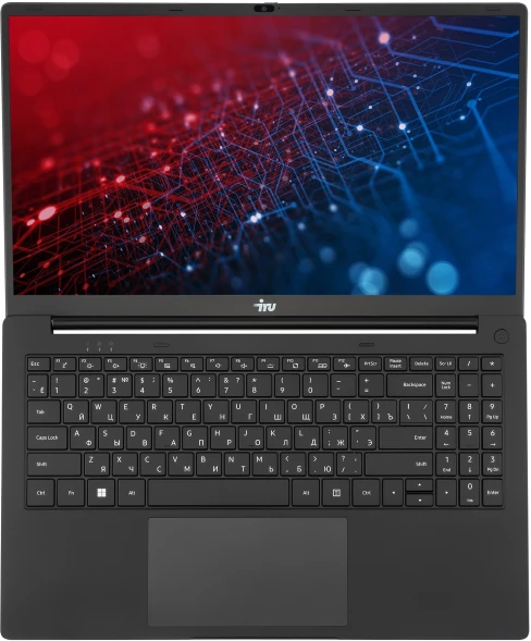 Ноутбук IRU Strato 15ALI Core i5 1240P 16Gb SSD512Gb Intel Iris Xe graphics 15.6&amp;quot; IPS FHD (1920x1080) FreeDOS black WiFi BT Cam 6000mAh (2058949)