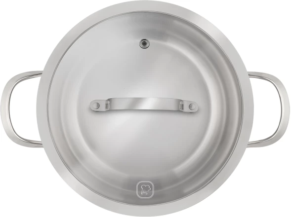 Кастрюля Rondell Calypso RDS-1671 3.8л. d=20см (с крышкой) стальной
